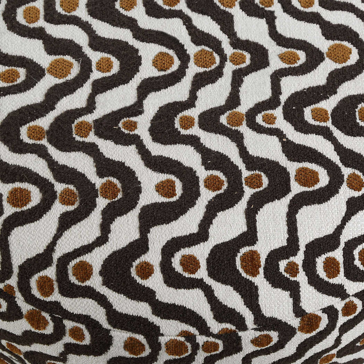 Cas Plush Espresso Ottoman