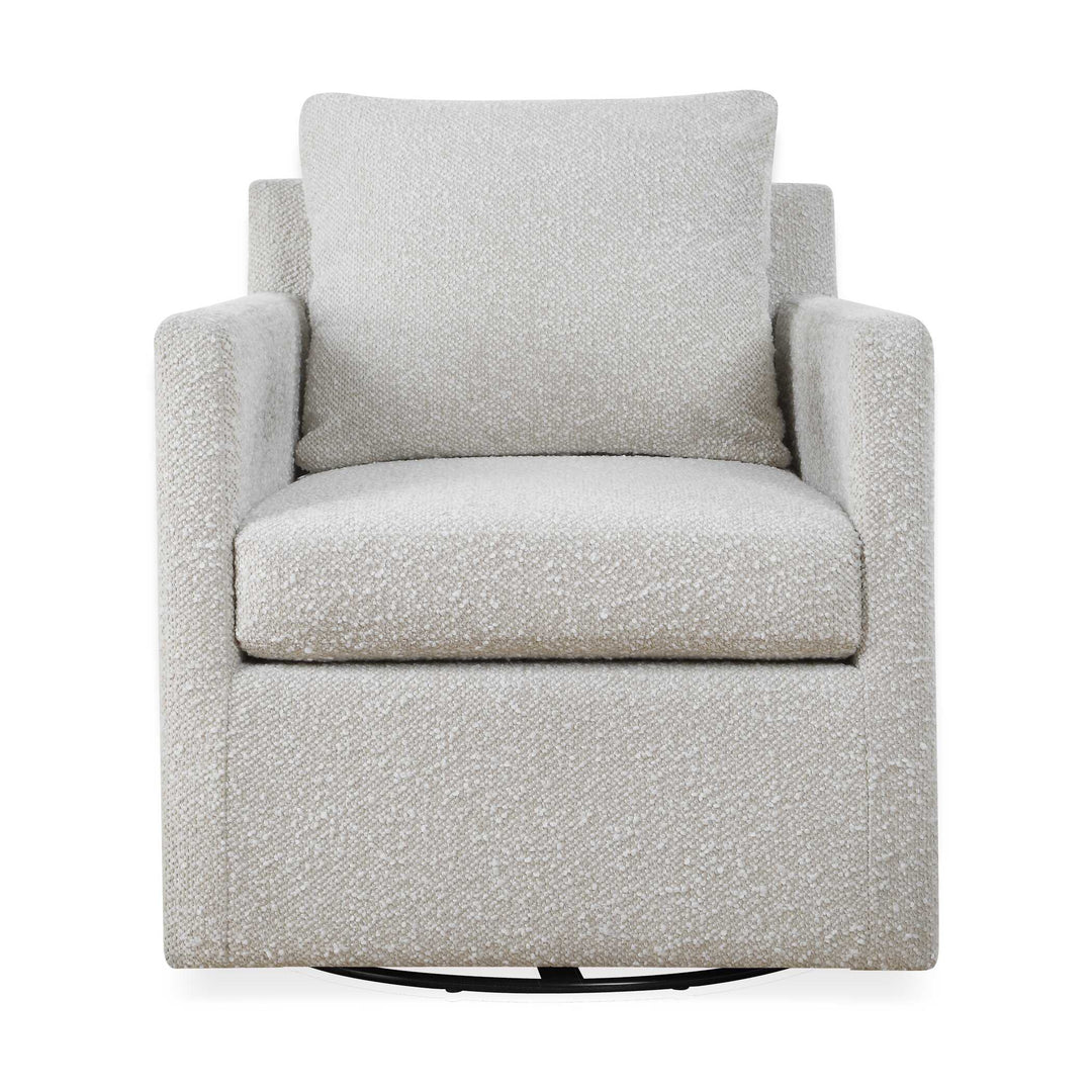 Tisdell Cream Swivel/Glider Chair