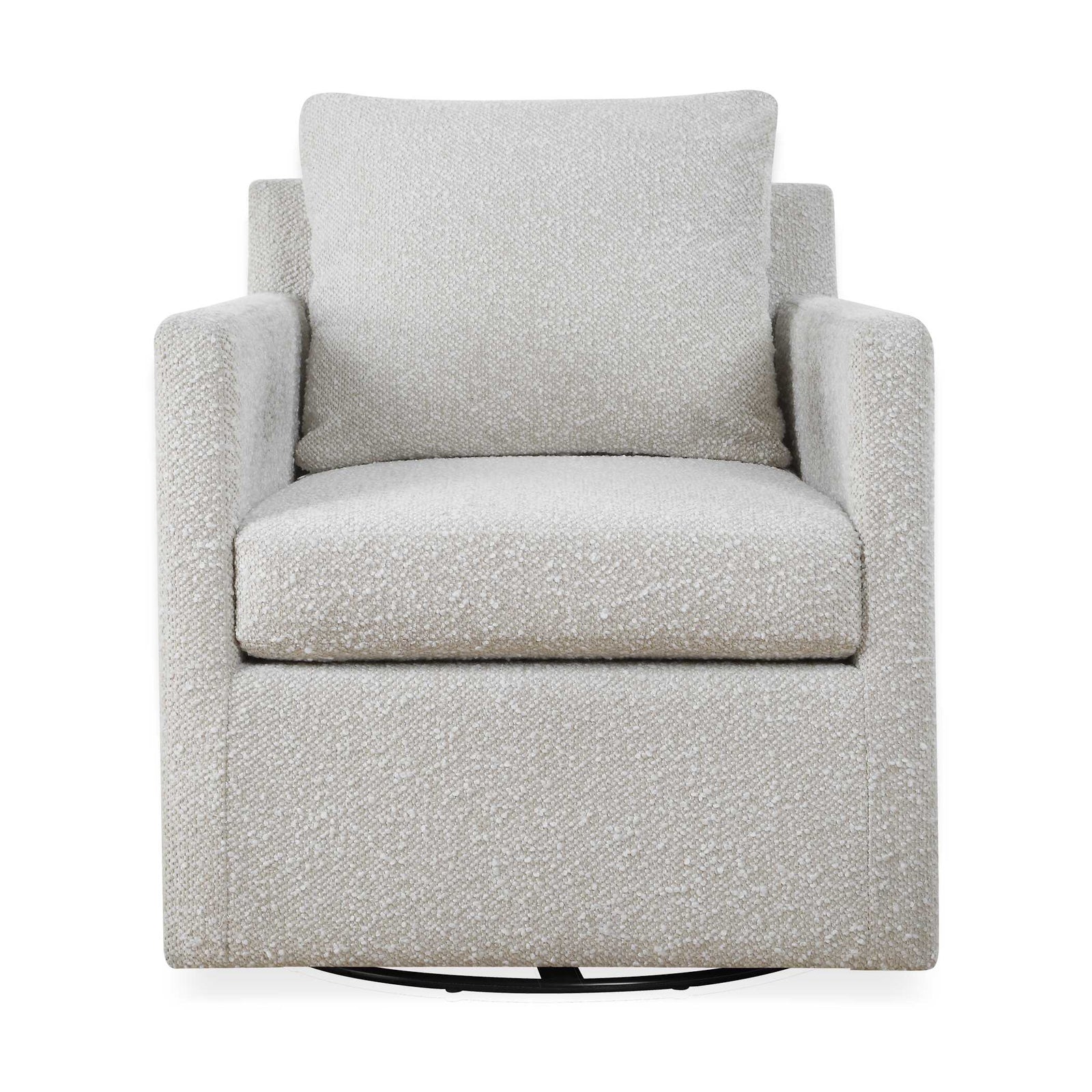 Tisdell Cream Swivel/Glider Chair