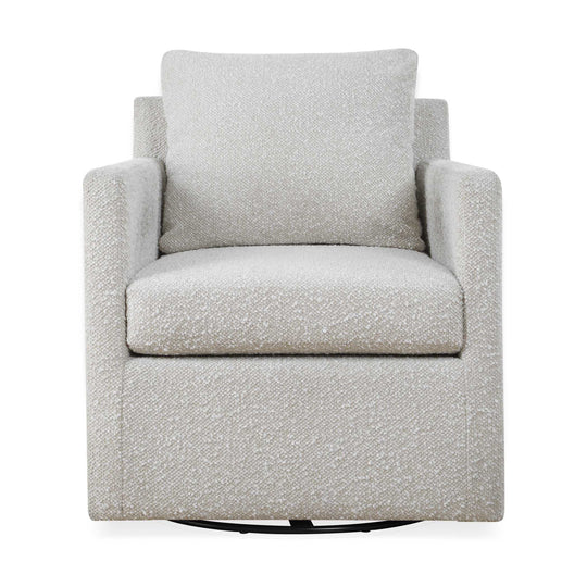 Tisdell Cream Swivel/Glider Chair