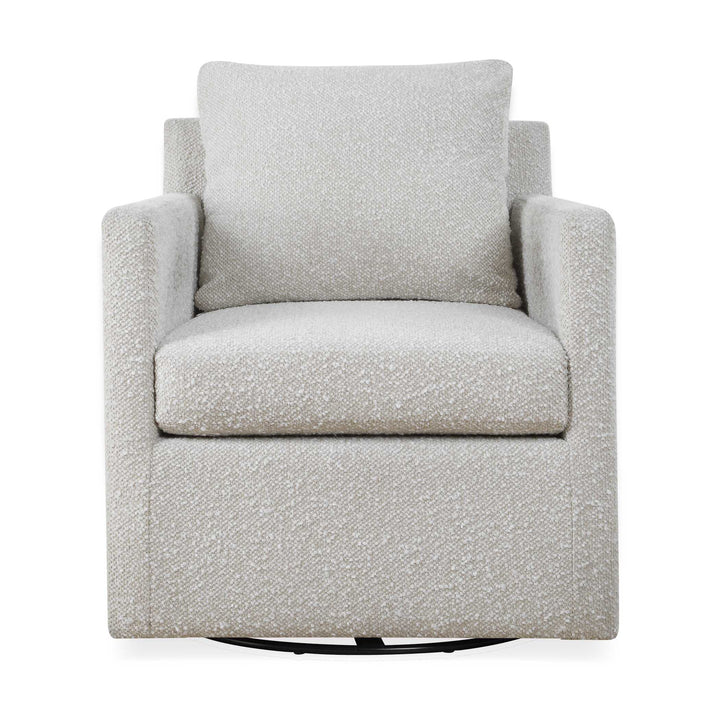 Tisdell Cream Swivel/Glider Chair