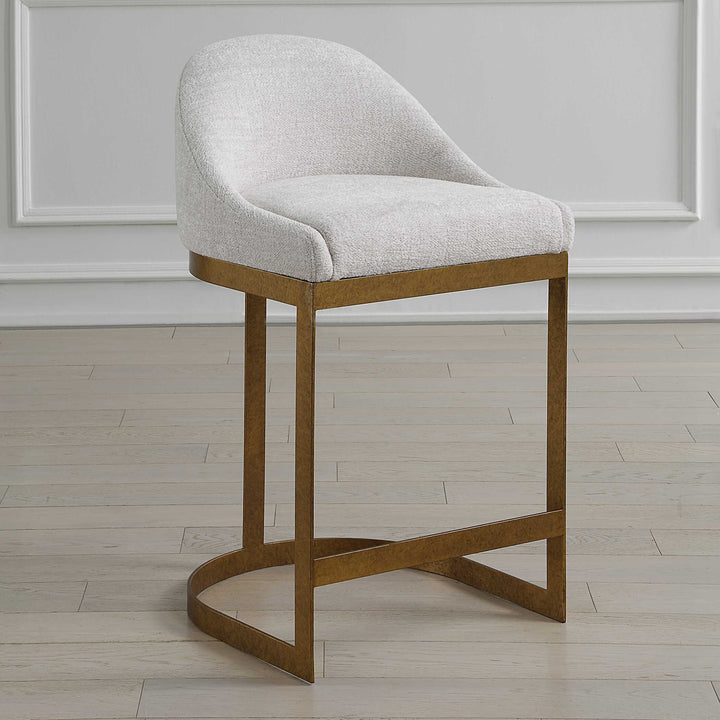Ira Ivory Counter Stool