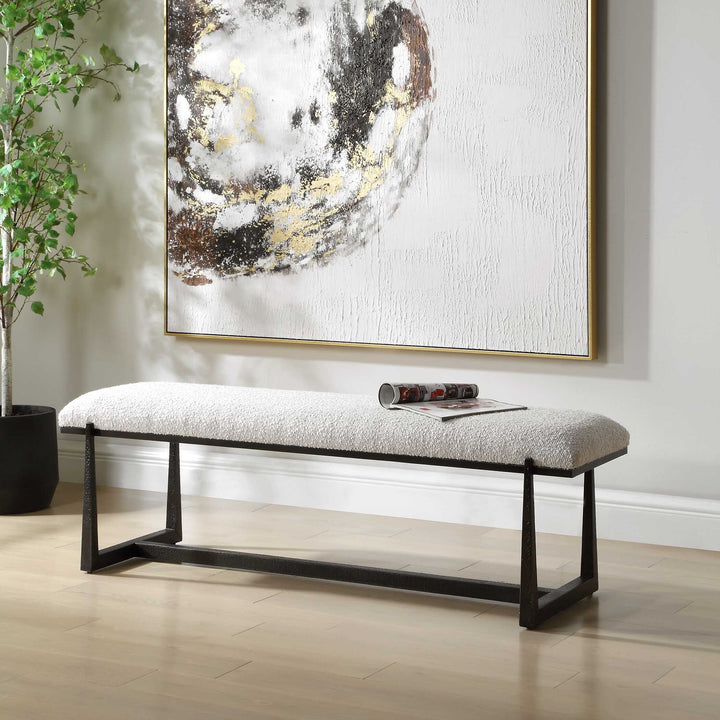 Midas Black Long Bench