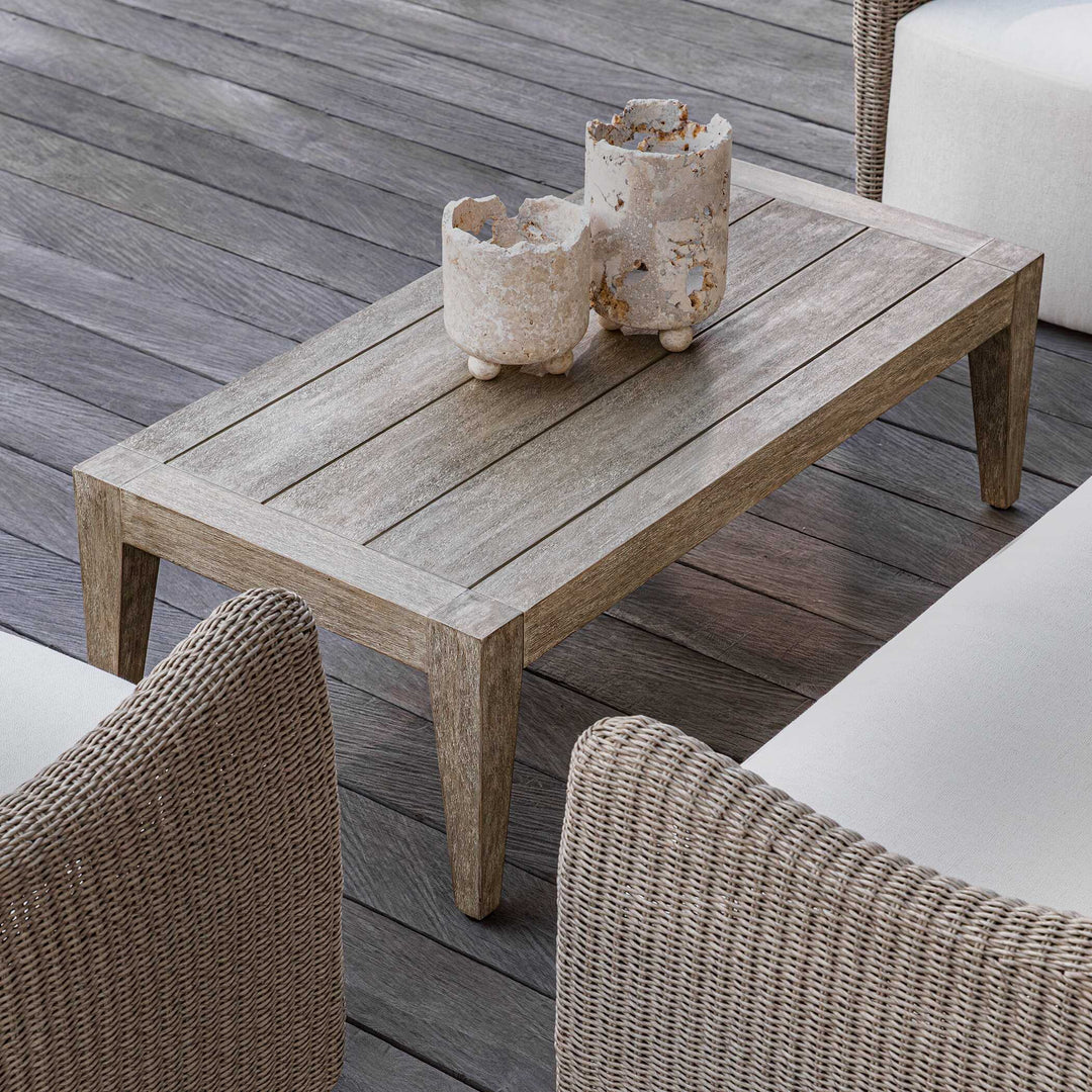 Kirkham Indoor-Outdoor Wood Coffee Table