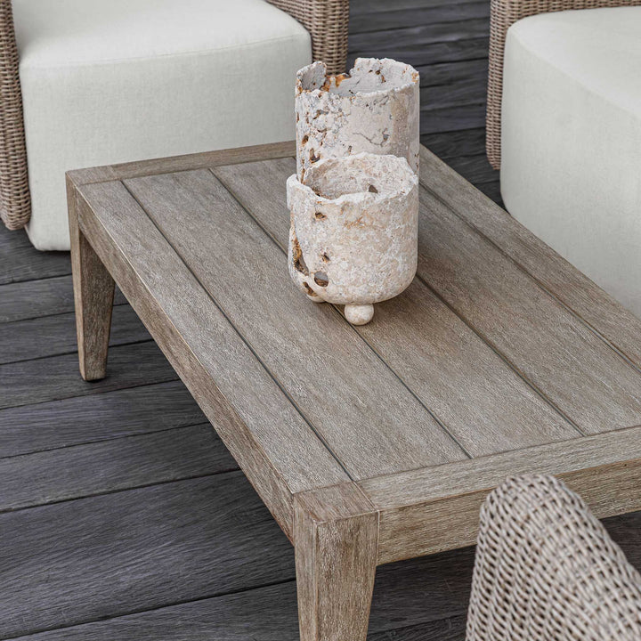 Kirkham Indoor-Outdoor Wood Coffee Table