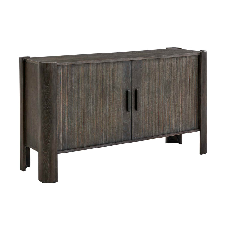 Drury 2 Door Dark Gray Cabinet