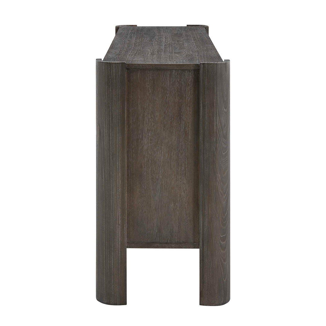 Drury 2 Door Dark Gray Cabinet