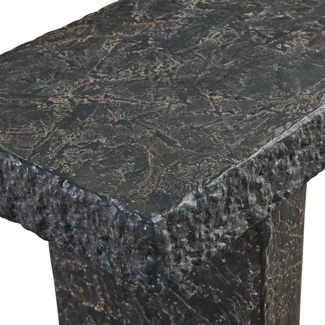 Hagan Indoor-Outdoor Slate Console Table