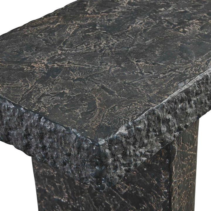 Hagan Indoor-Outdoor Slate Console Table