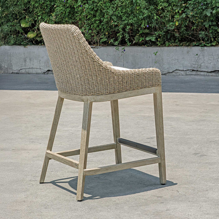 Paloma Outdoor Wicker Counter Stool
