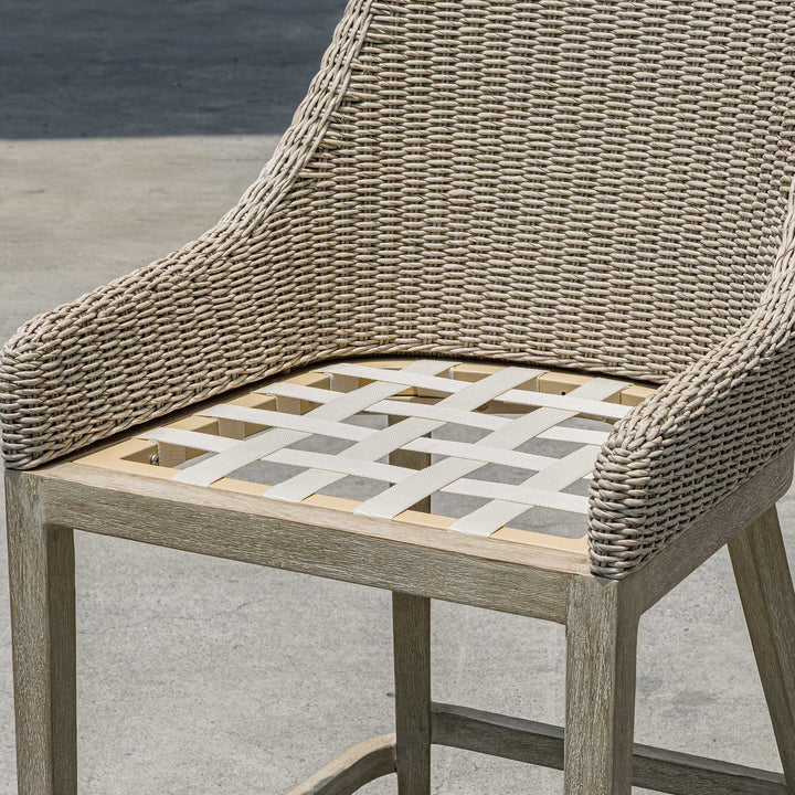 Paloma Outdoor Wicker Counter Stool