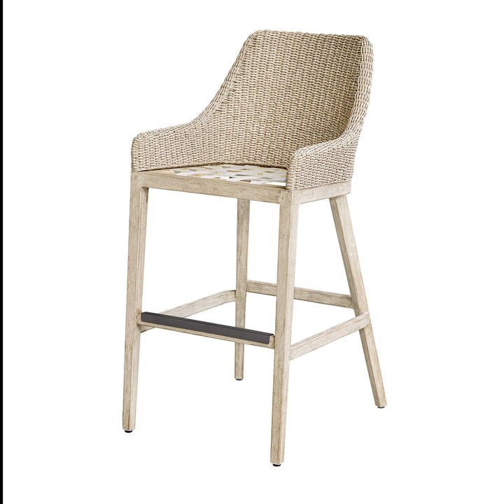 Paloma Outdoor Wicker Bar Stool