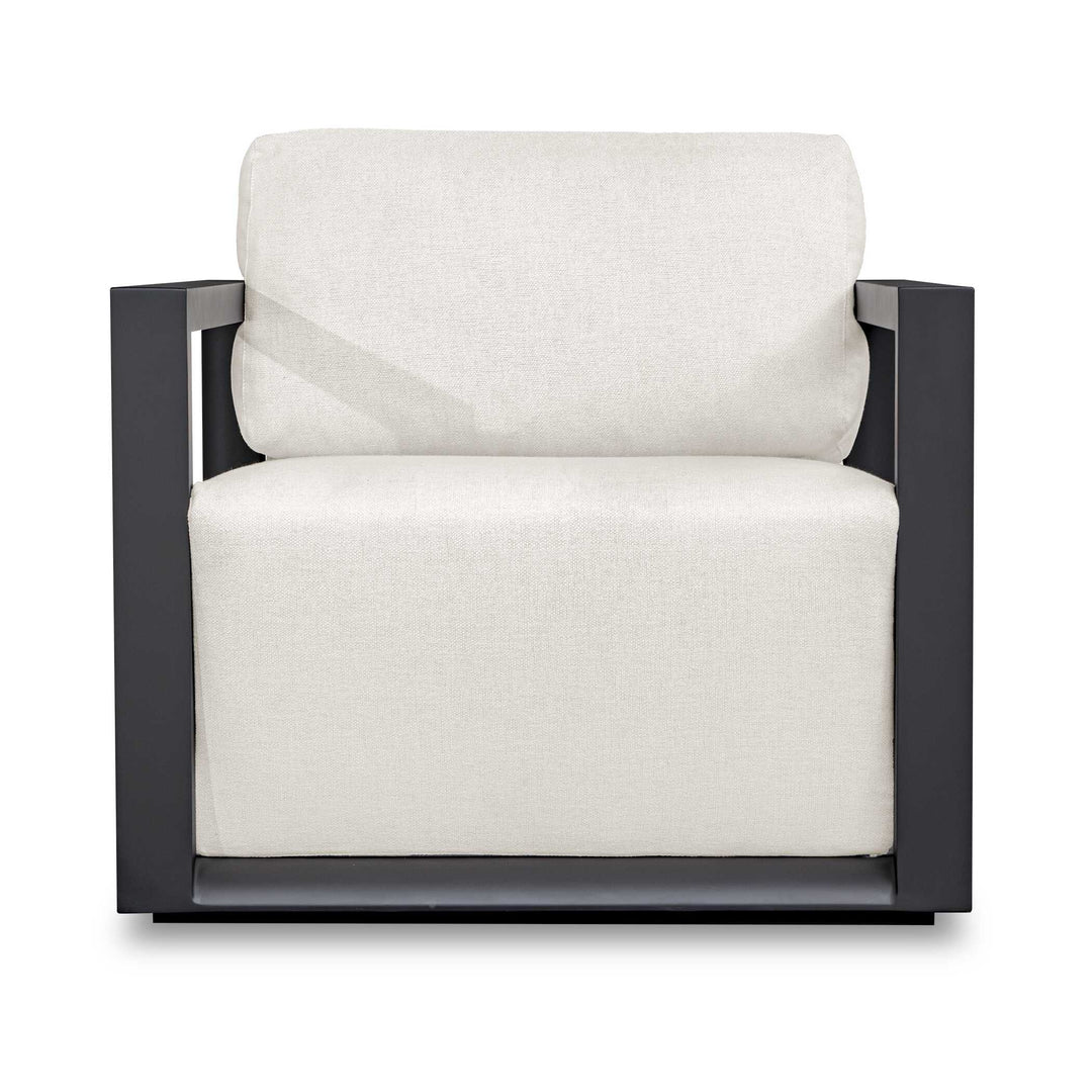 Remsen Black/Oyster Outdoor Lounge Chair