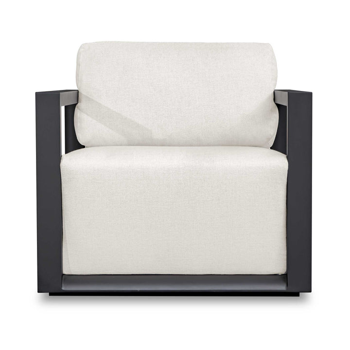 Remsen Black/Oyster Outdoor Lounge Chair