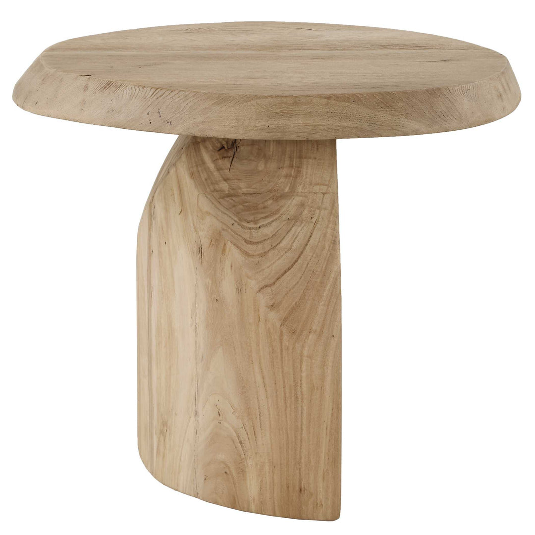 Tiernan Reclaimed Oak Round Side Table