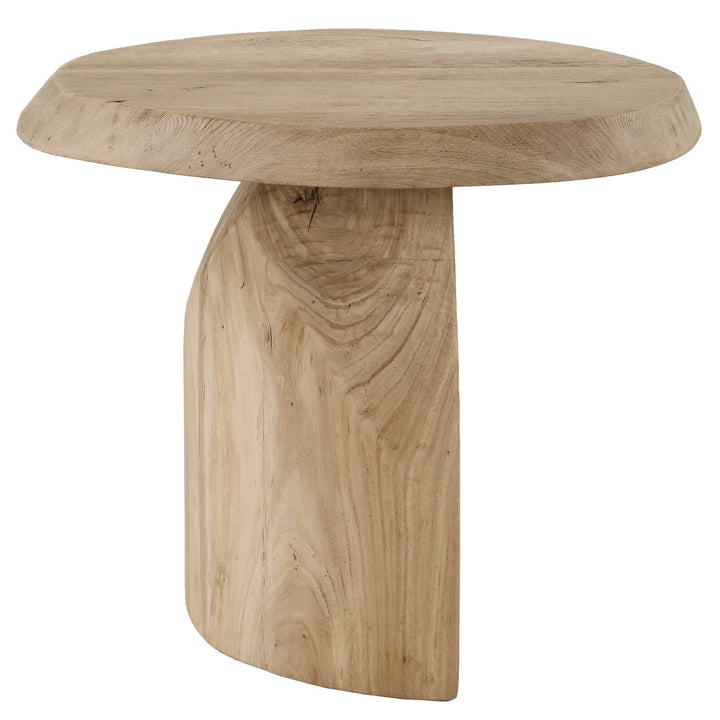 Tiernan Reclaimed Oak Round Side Table