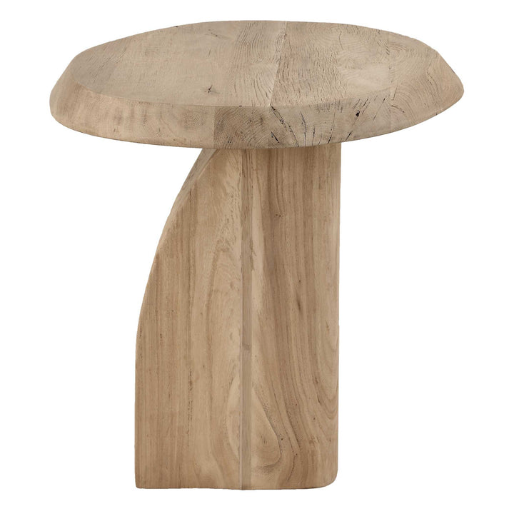 Tiernan Reclaimed Oak Round Side Table