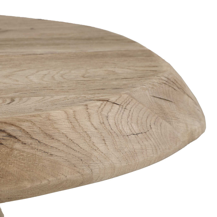 Tiernan Reclaimed Oak Round Side Table