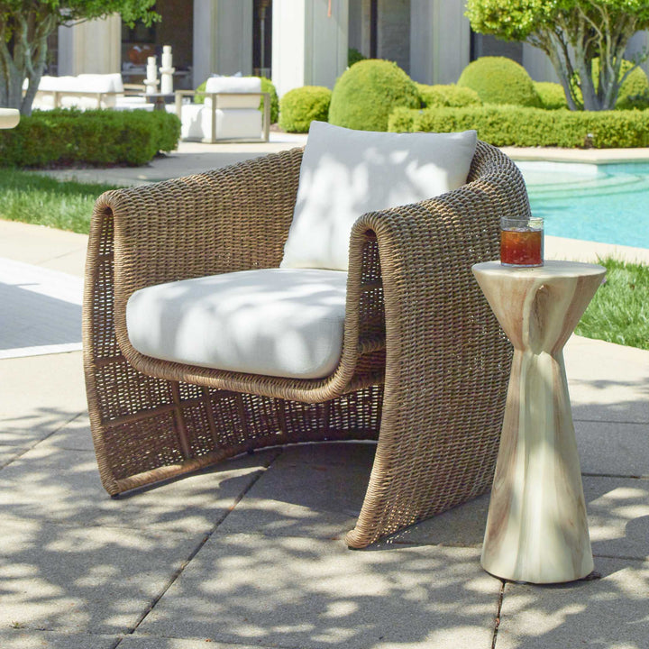 Tropic Golden Flax Outdoor Lounge Chair