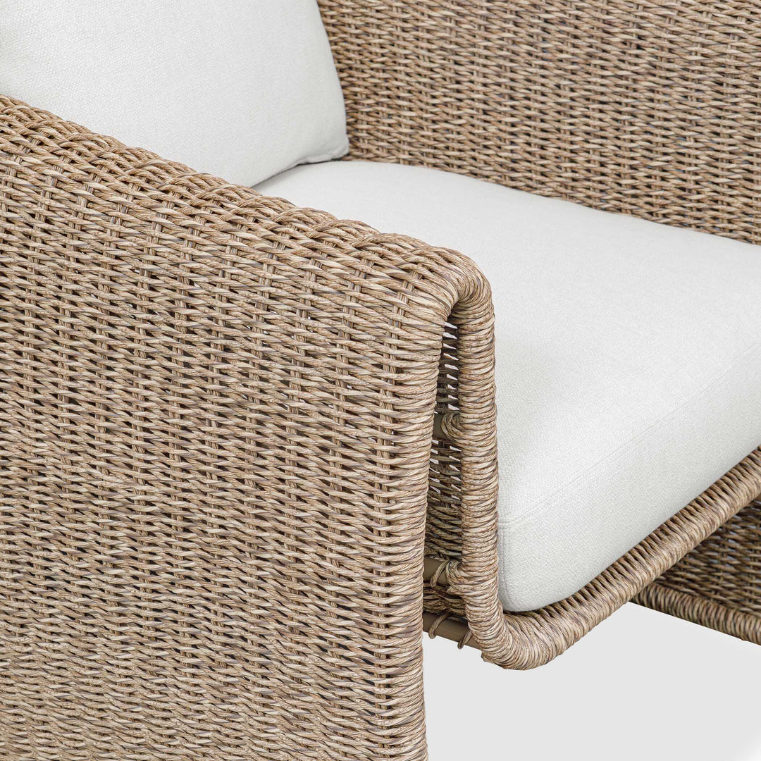 Tropic Golden Flax Outdoor Lounge Chair