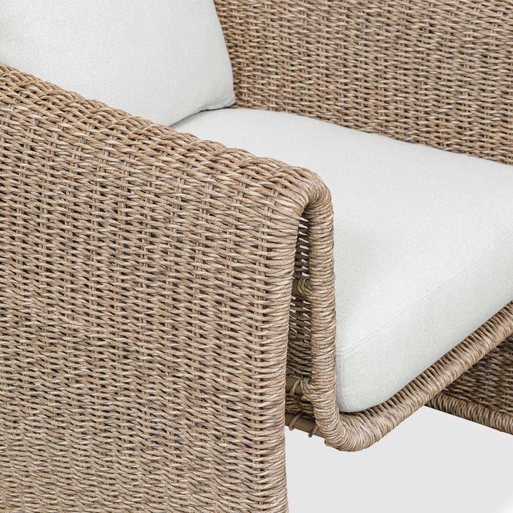Tropic Golden Flax Outdoor Lounge Chair