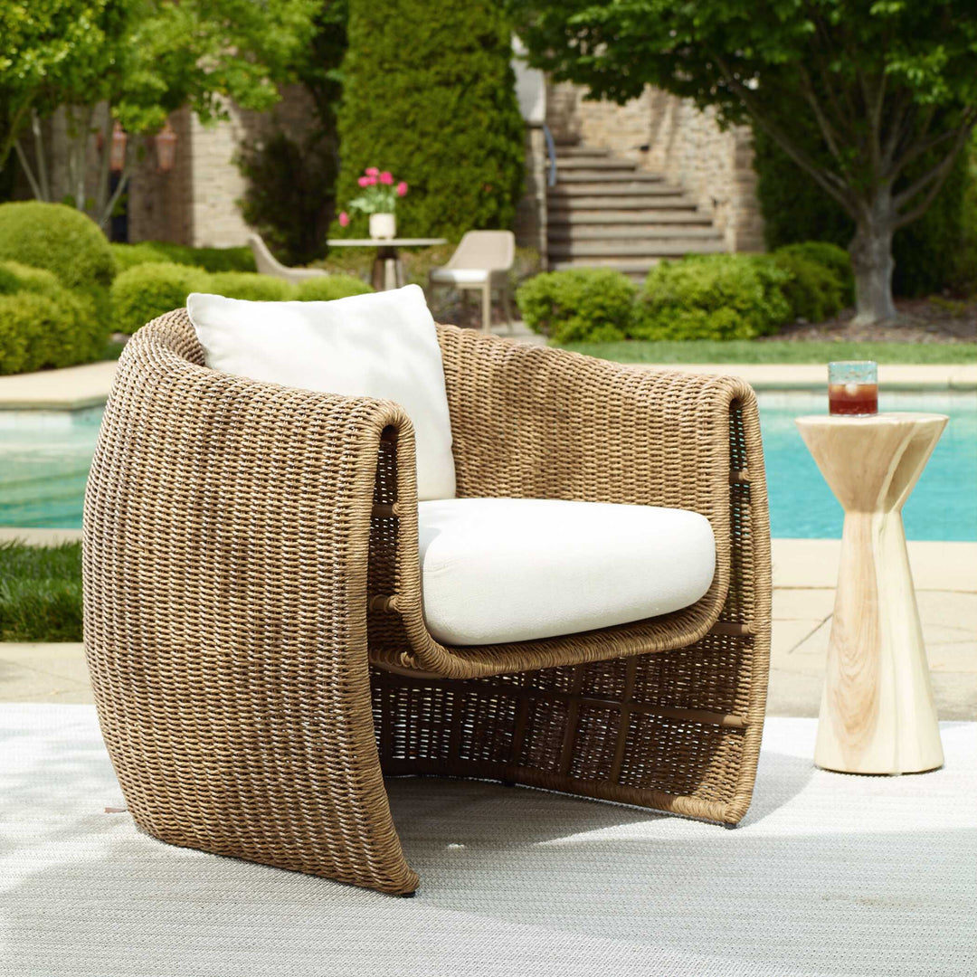 Tropic Golden Flax Outdoor Lounge Chair