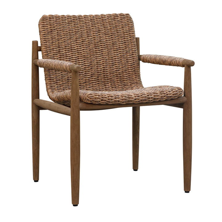 Sumba Golden Flax Outdoor Dining Chair