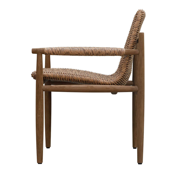 Sumba Golden Flax Outdoor Dining Chair