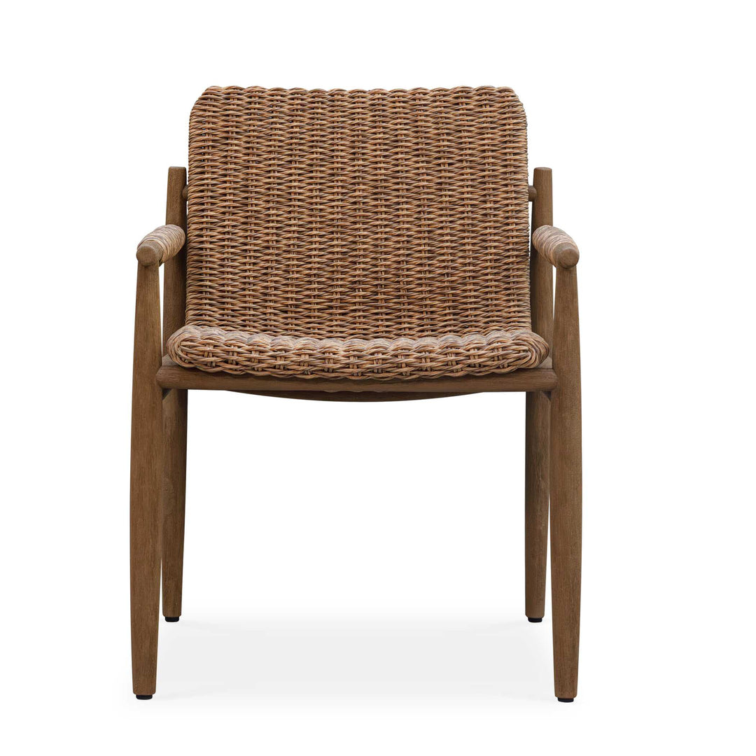 Sumba Golden Flax Outdoor Dining Chair