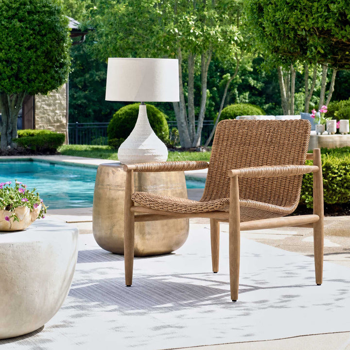 Sumba Golden Flax Outdoor Lounge Chair