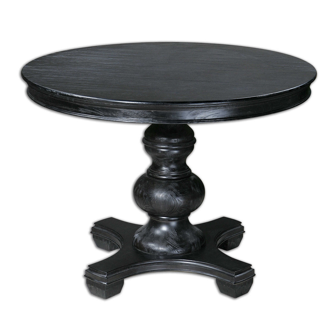 American Home Furniture Uttermost Brynmore Wood Grain Round Table