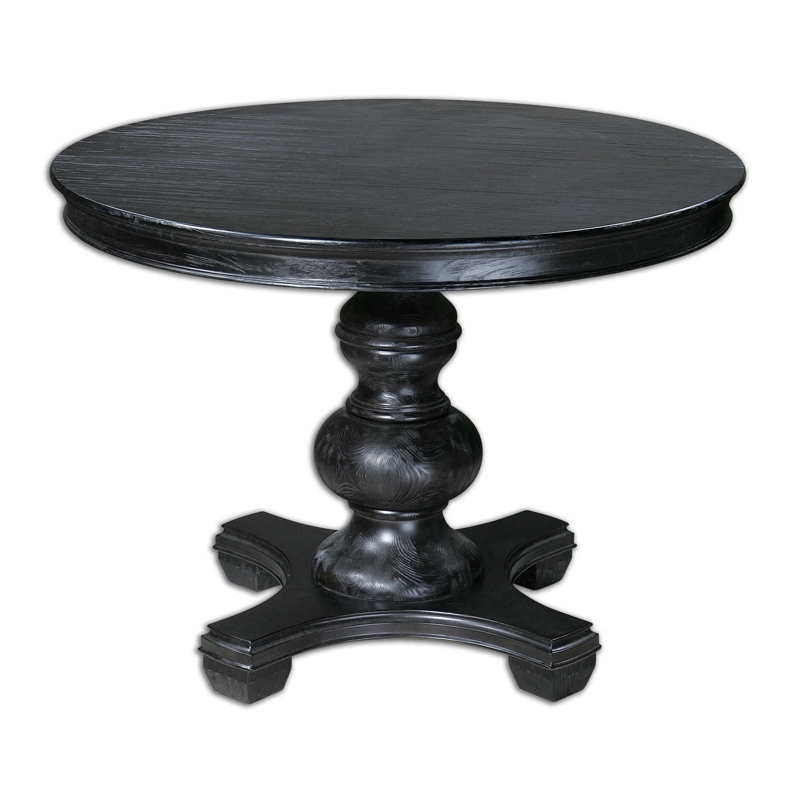 American Home Furniture Uttermost Brynmore Wood Grain Round Table