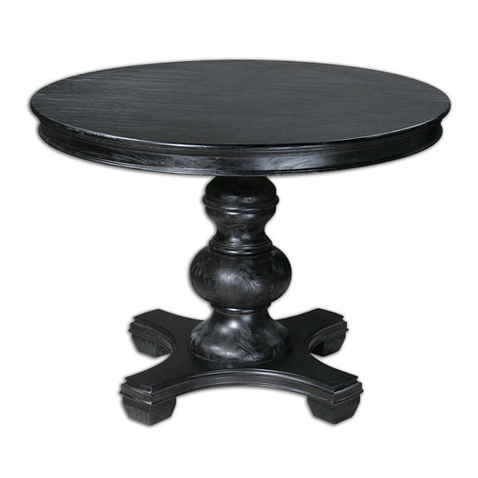 American Home Furniture Uttermost Brynmore Wood Grain Round Table