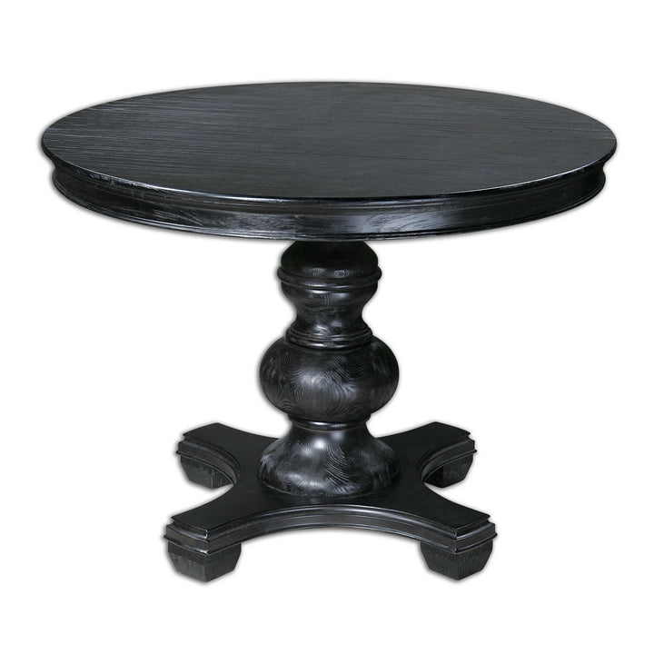 American Home Furniture Uttermost Brynmore Wood Grain Round Table