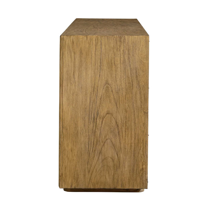 Stevenson Natural Wood 4 Door Cabinet