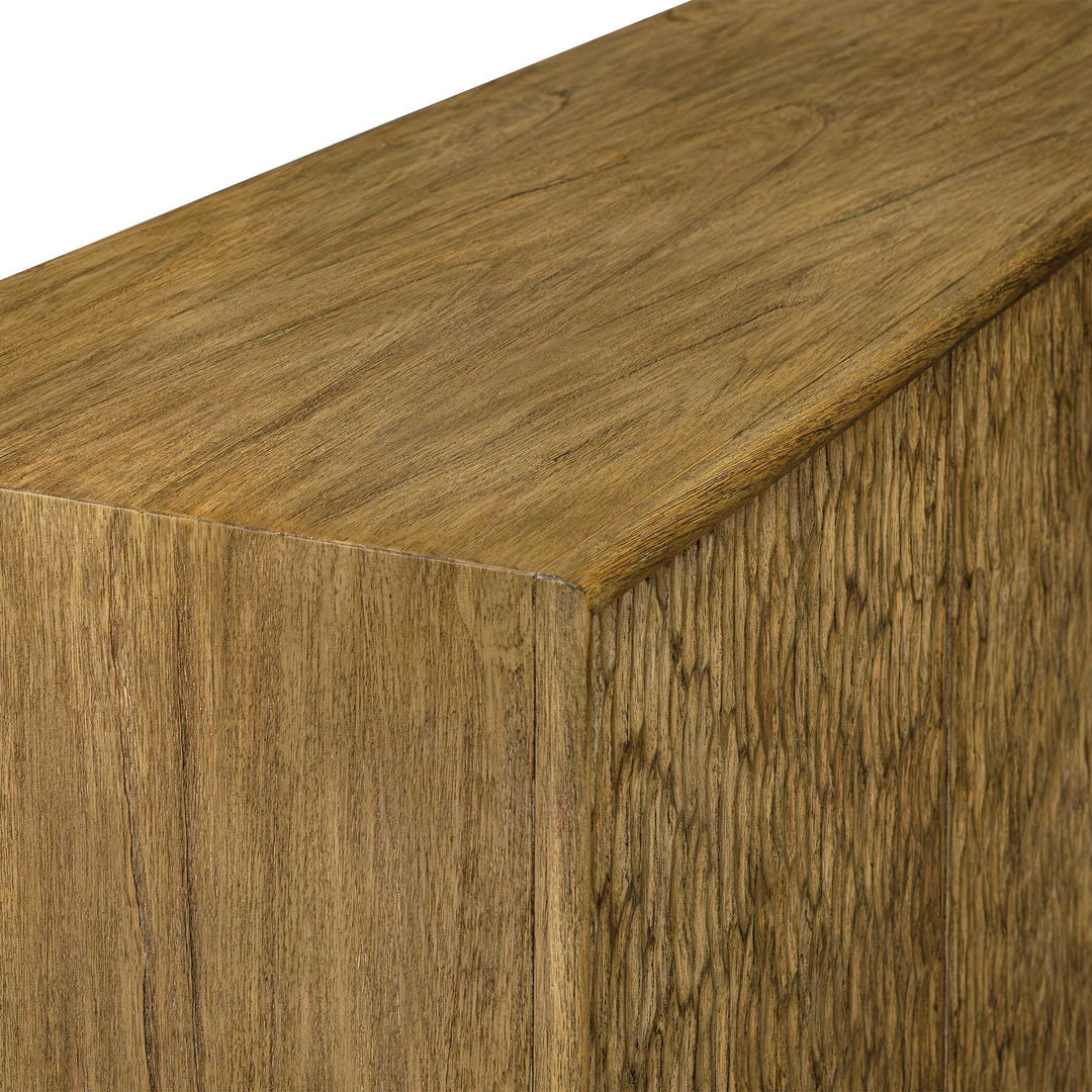 Stevenson Natural Wood 4 Door Cabinet