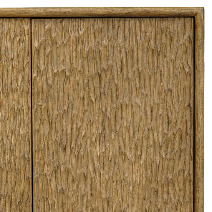 Stevenson Natural Wood 4 Door Cabinet