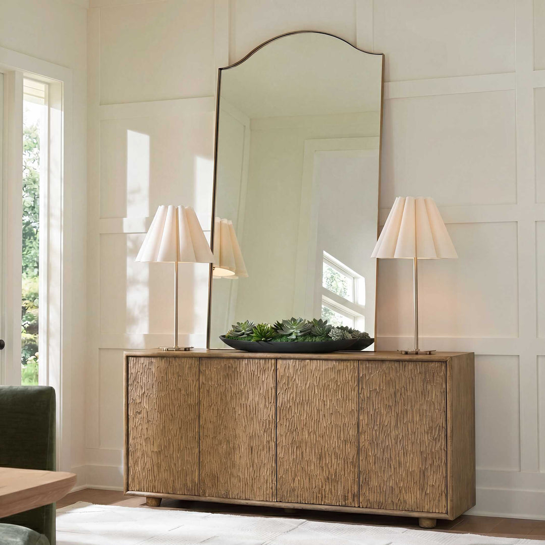 Stevenson Natural Wood 4 Door Cabinet