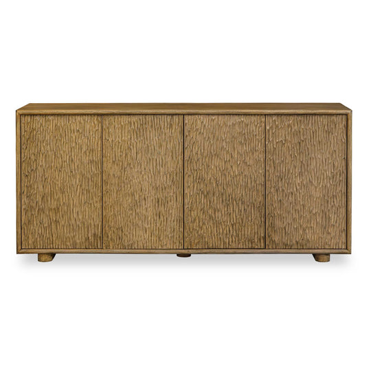 Stevenson Natural Wood 4 Door Cabinet