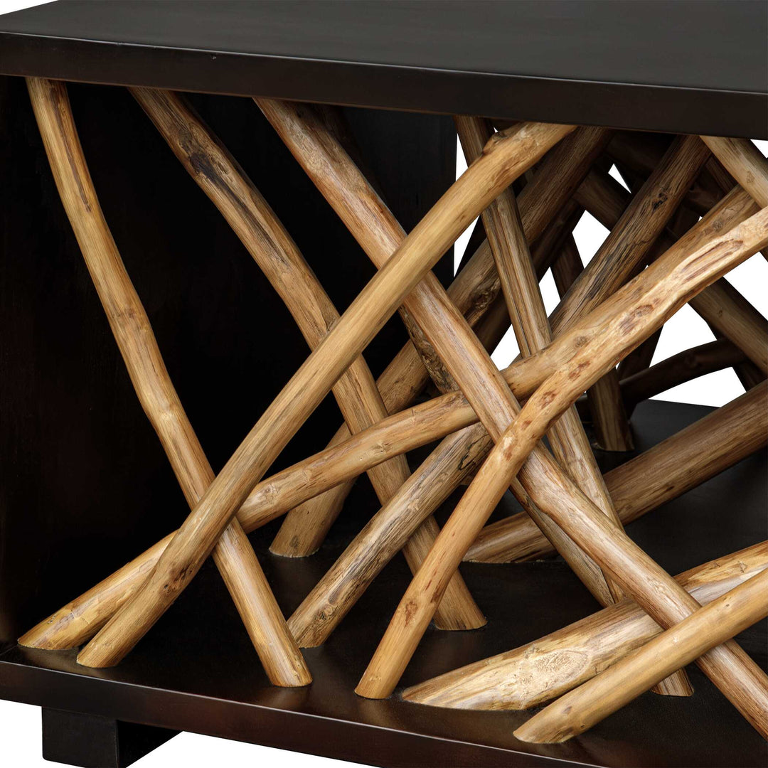 Teak Maze Coffee Table