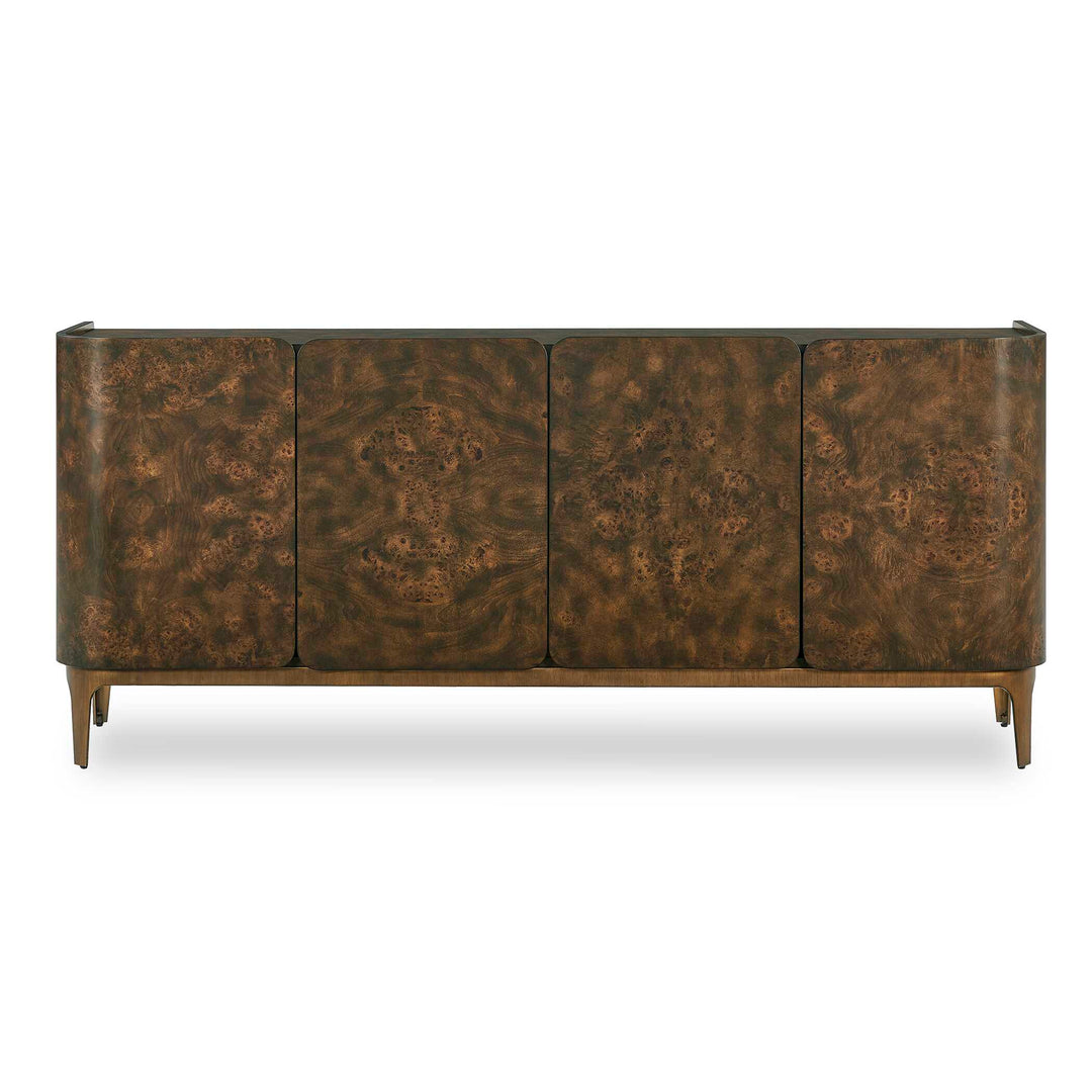 Melbourne Mappa Burl 4 Door Cabinet