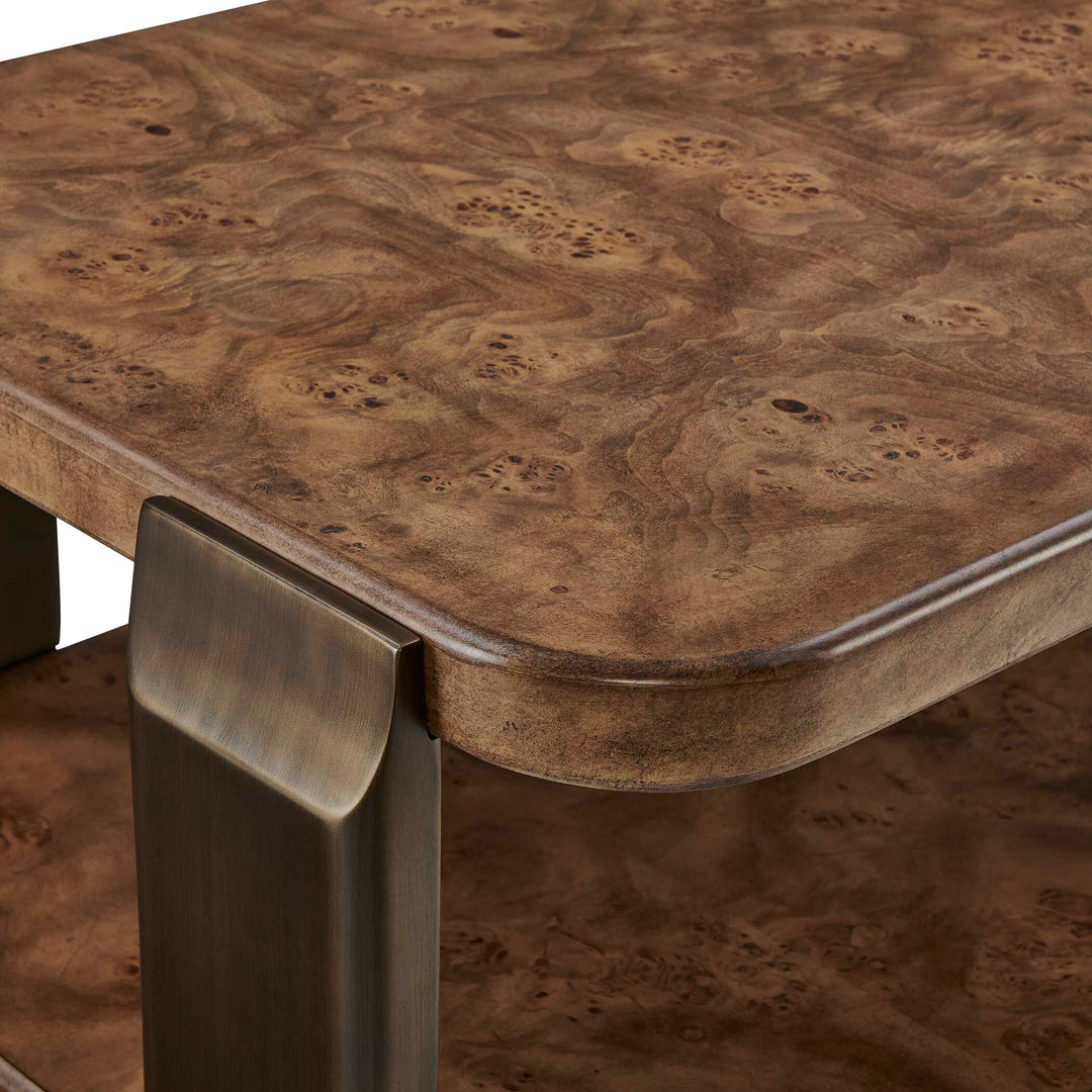 Vance Mappa Burl Coffee Table