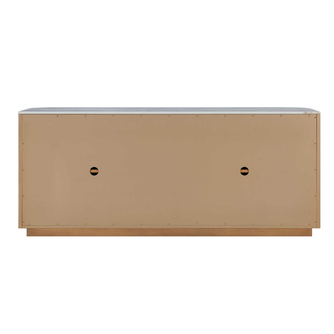 Arik 4 Door Walnut Cabinet