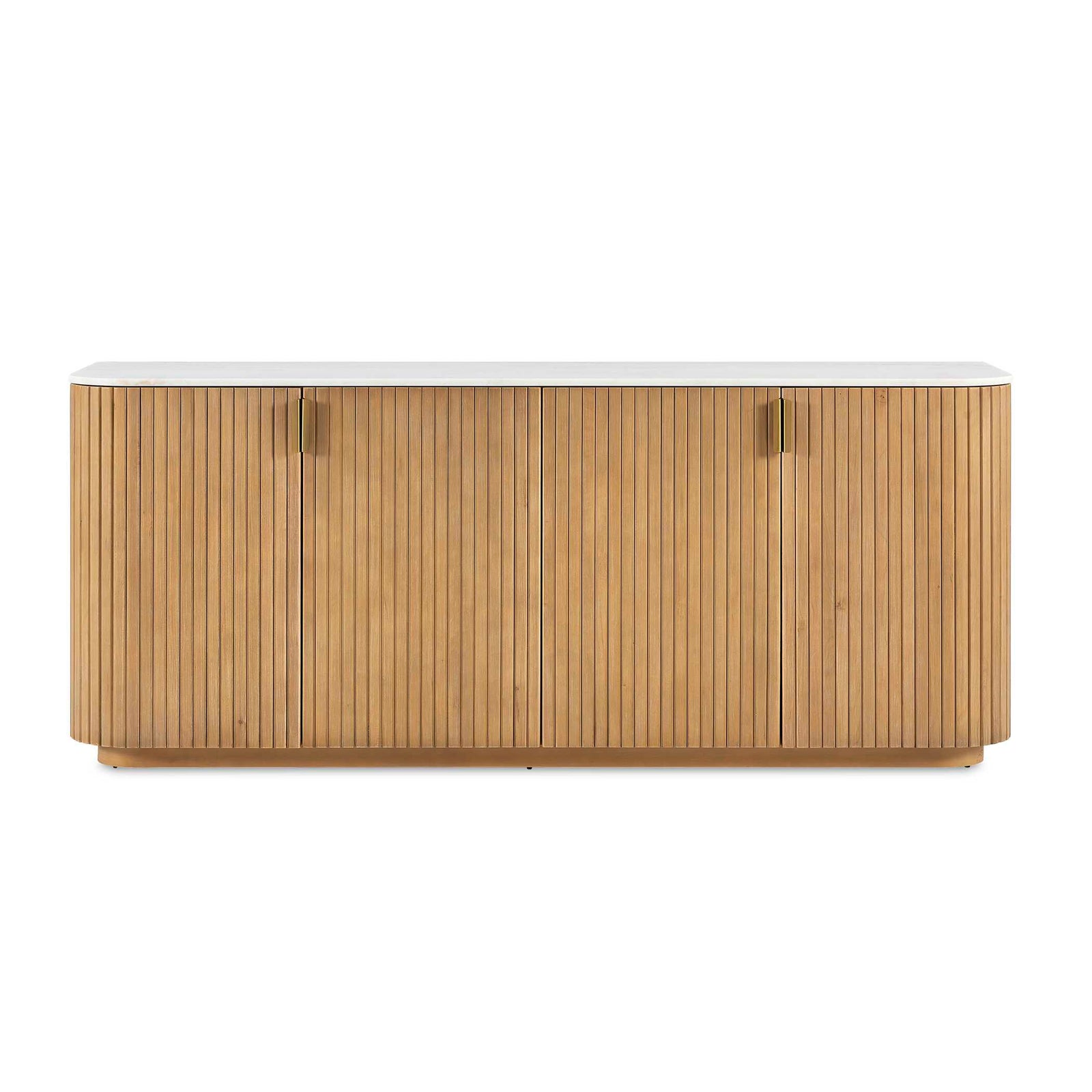 Arik 4 Door Walnut Cabinet