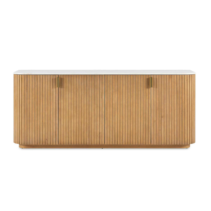 Arik 4 Door Walnut Cabinet