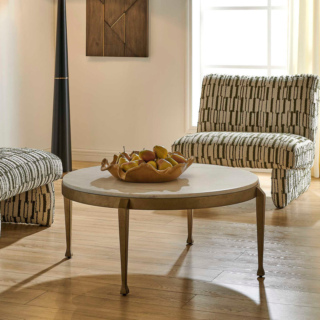 Tylan Round Marble Coffee Table