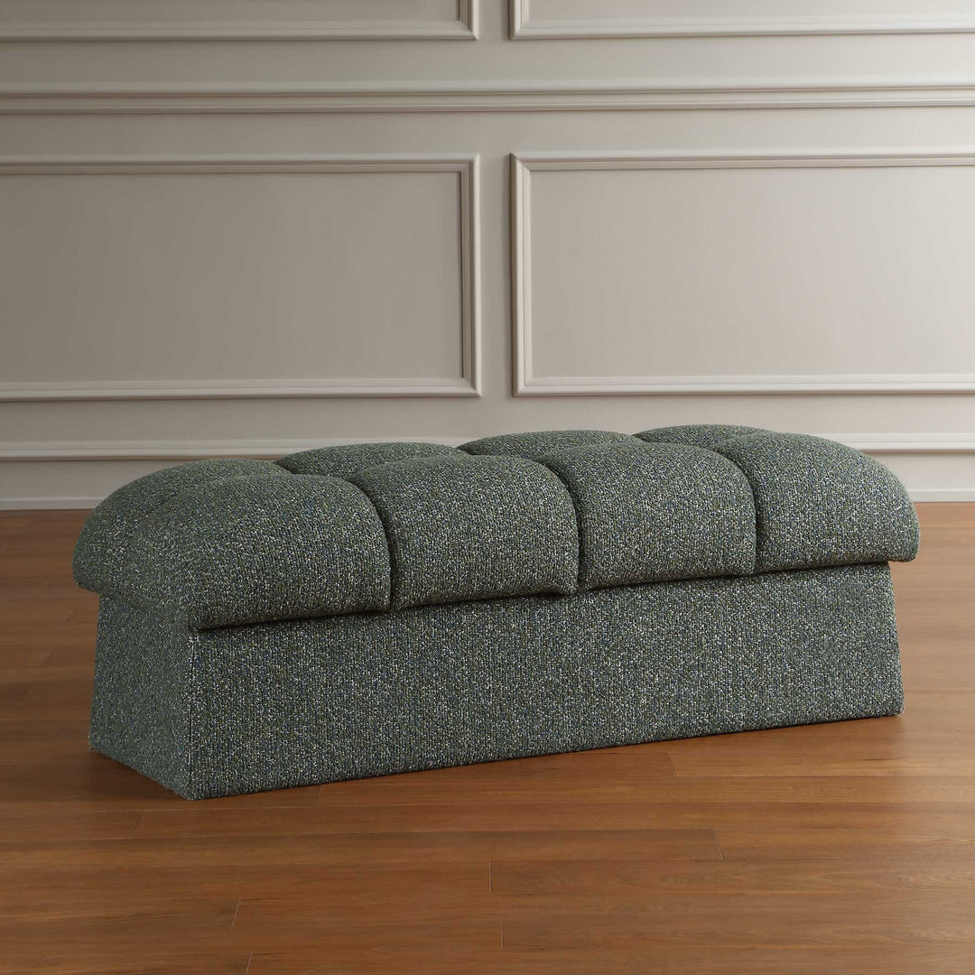 Harlem Moss Green/ Lake Blue Bench