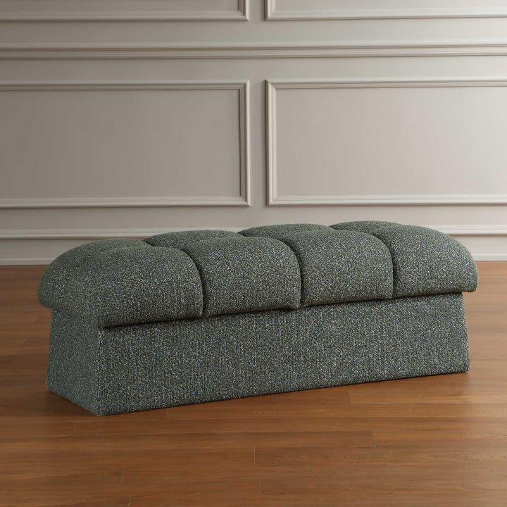 Harlem Moss Green/ Lake Blue Bench