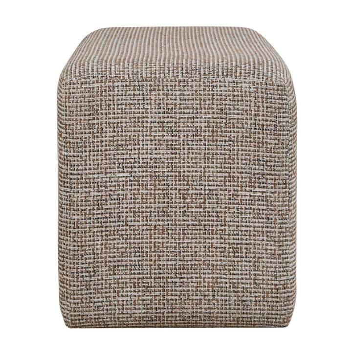 Kelce Woven Checkered Ottoman