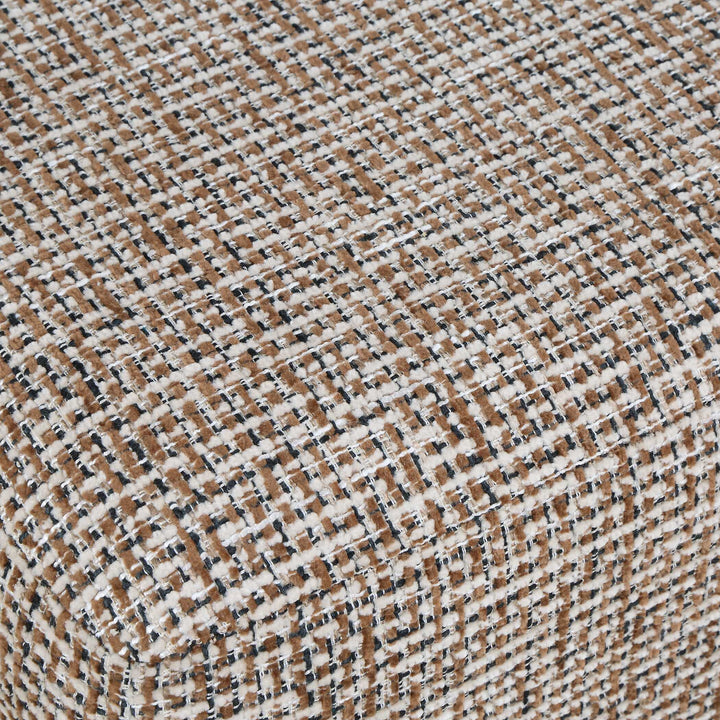 Kelce Woven Checkered Ottoman